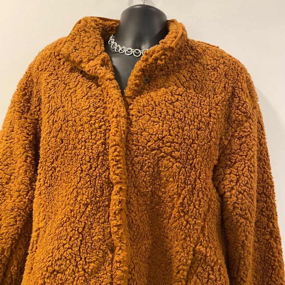 Womens XXL short brown jacket